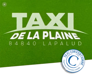 logo taxi de la plaine bollene lapalud montdraguon Transport médicalisé Conventionné Bollène